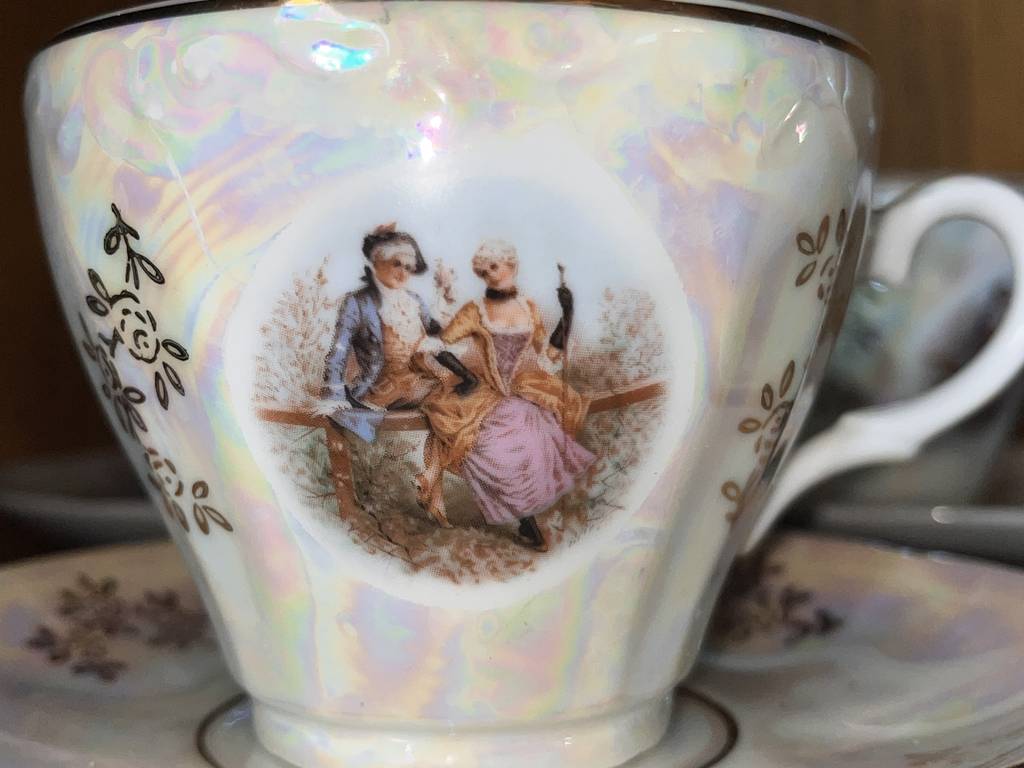 JUEGO DE CAFÉ DE PORCELANA - Imagen 6