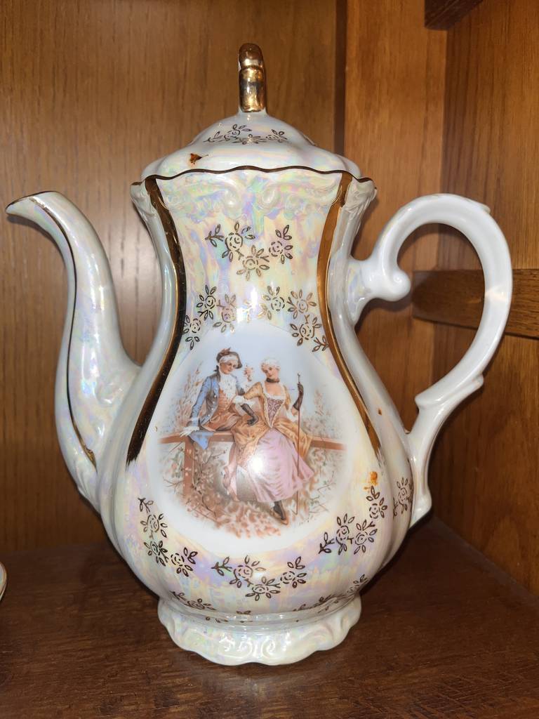 JUEGO DE CAFÉ DE PORCELANA - Imagen 10