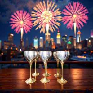 6 COPAS DE VINO AÑOS 70