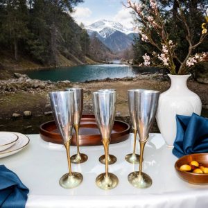 6 COPAS DE CAVA AÑOS 70