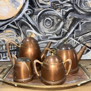 JUEGO DE TÉ DE COBRE