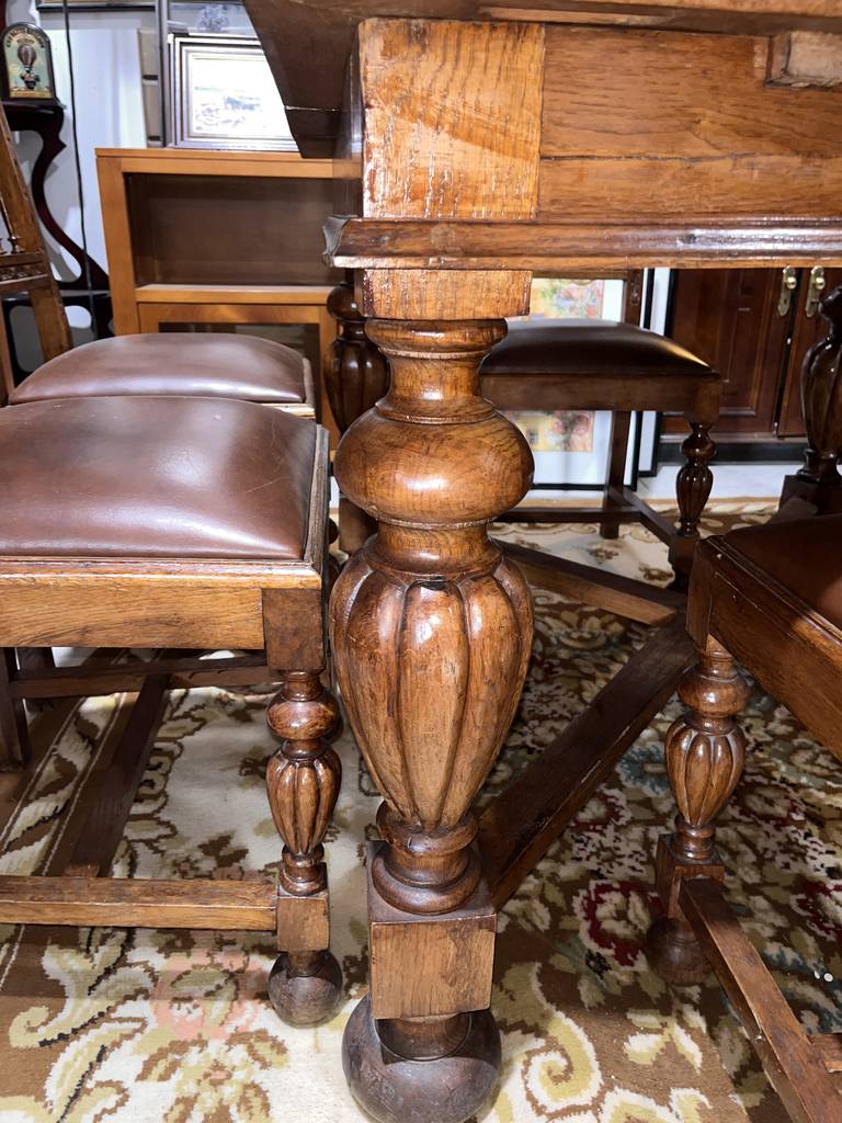 MESA EXTENSIBLE Y 6 SILLAS - Imagen 11