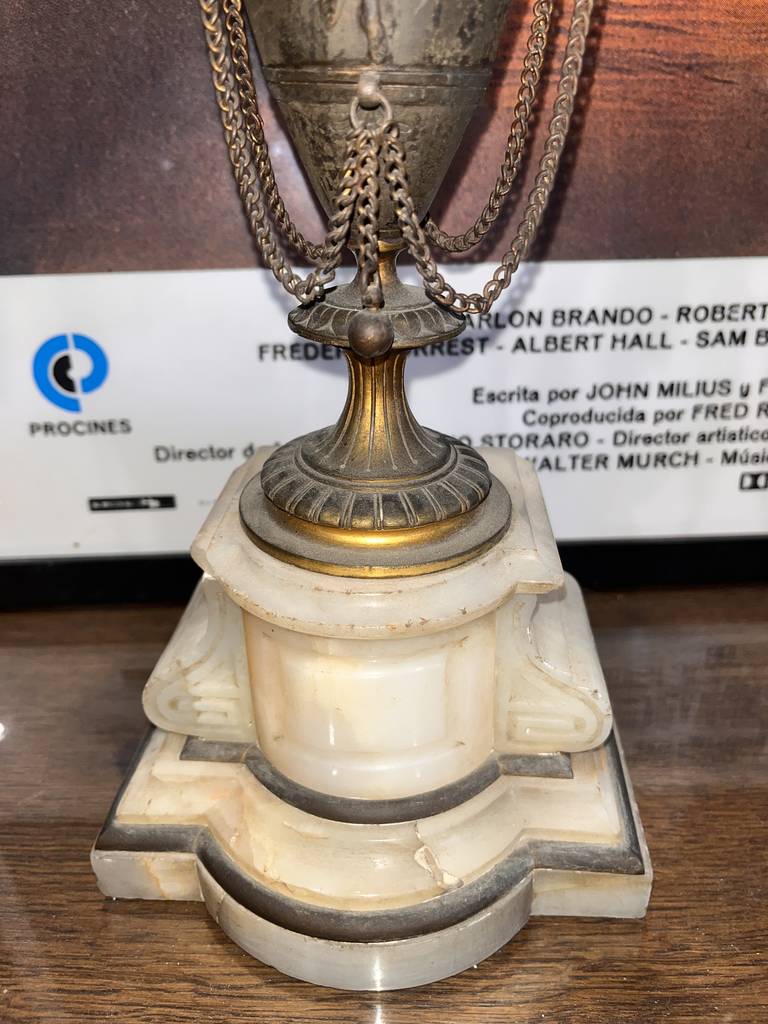 2 CANDELABROS DE BRONCE - Imagen 11