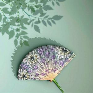 ANTIGUO ABANICO DE HUESO