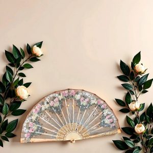 ANTIGUO ABANICO DE HUESO