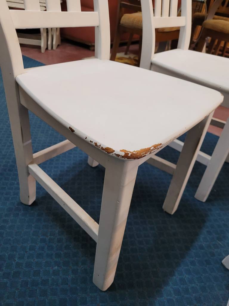 4 SILLAS BLANCAS - Imagen 6