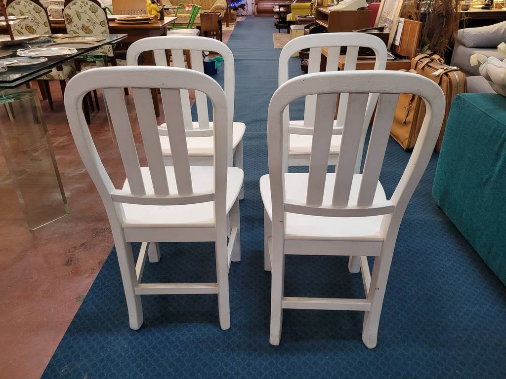 4 SILLAS BLANCAS - Imagen 7