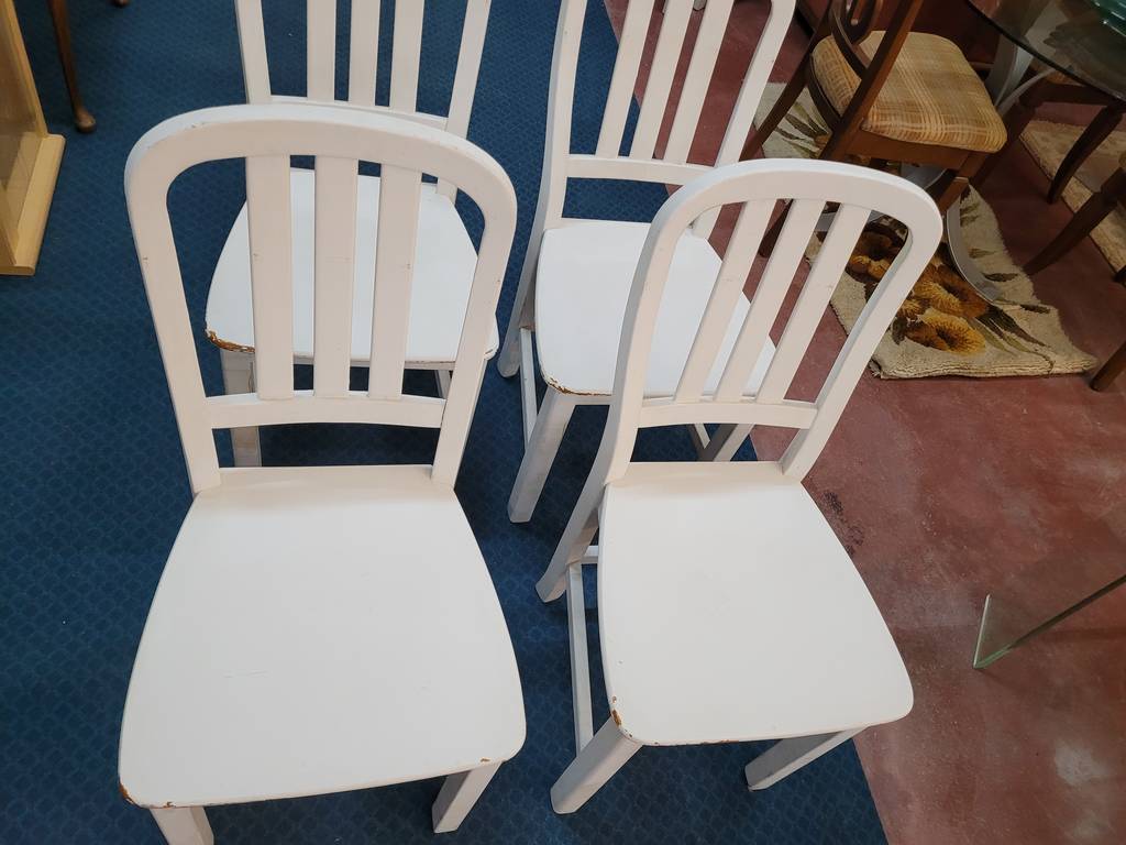 4 SILLAS BLANCAS - Imagen 9