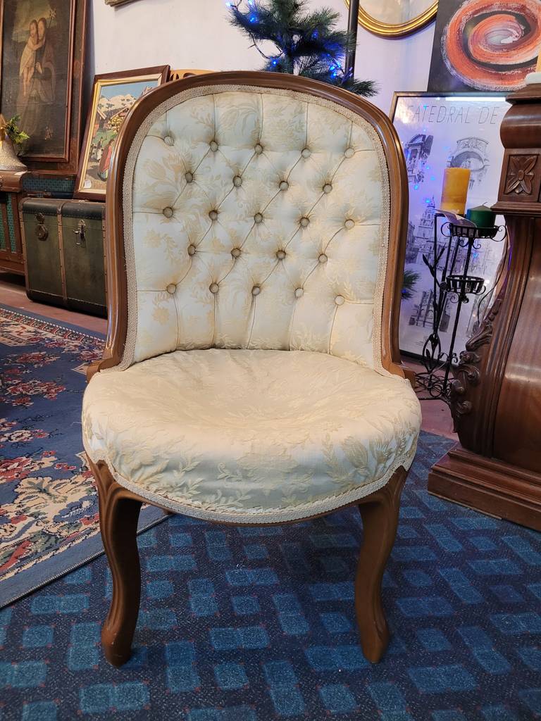SILLA ESTILO LUIS XV - Imagen 2