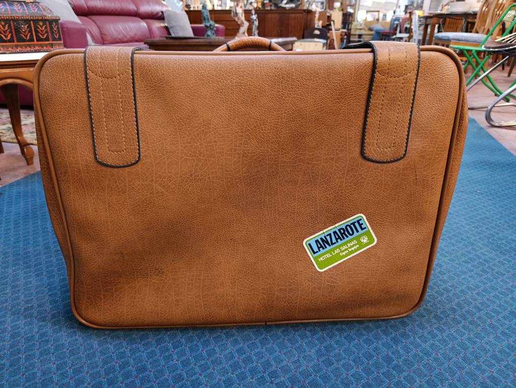 MALETA VINTAGE MARRÓN - Imagen 2