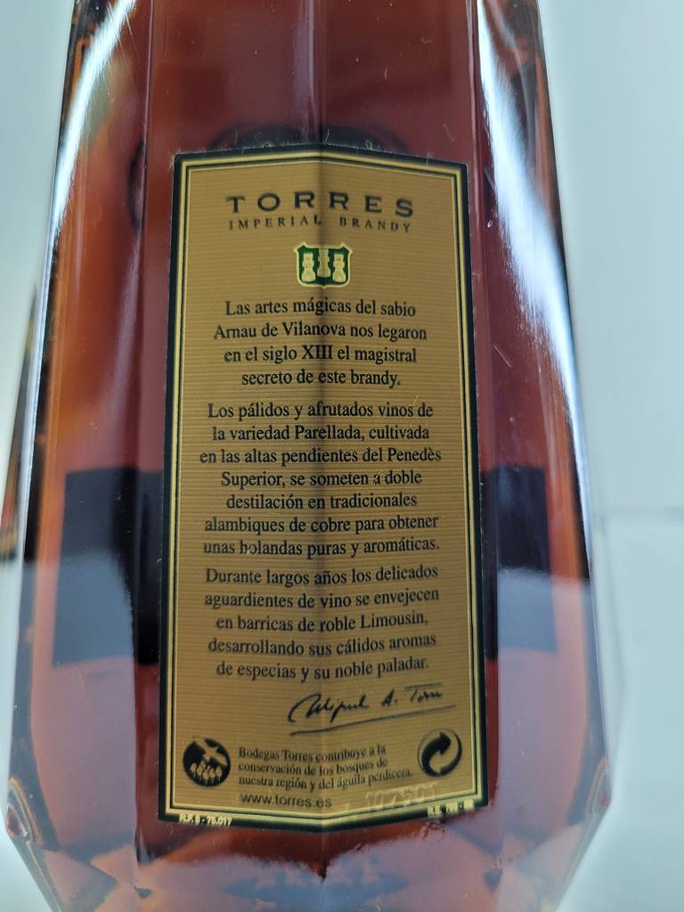 BRANDY TORRES 20 HORS D´AGE - Imagen 5