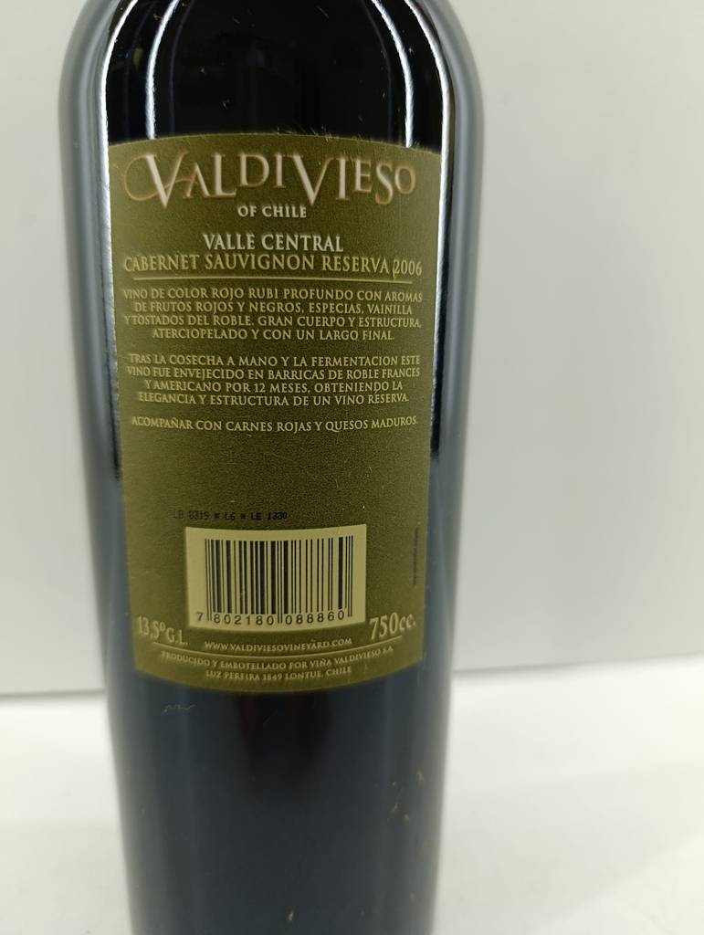 BOTELLA DE VALDIVIESO - Imagen 3
