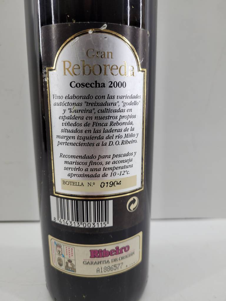 BOTELLA DE VINO BLANCO - Imagen 4