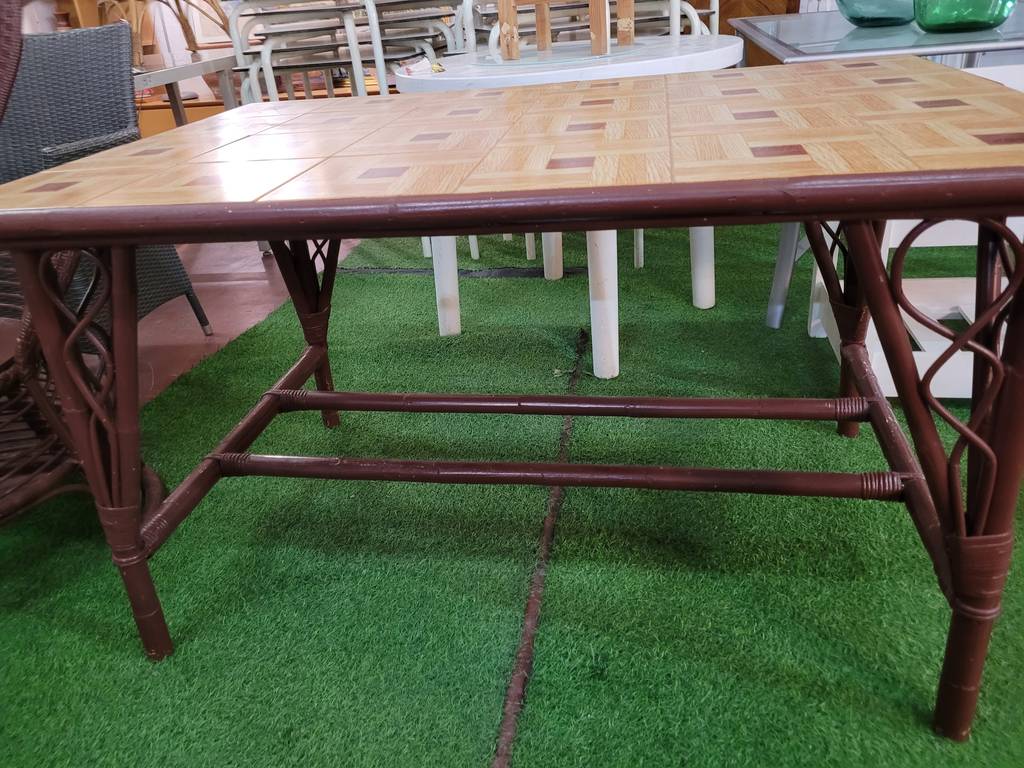 MESA DE BAMBÚ VINTAGE - Imagen 6