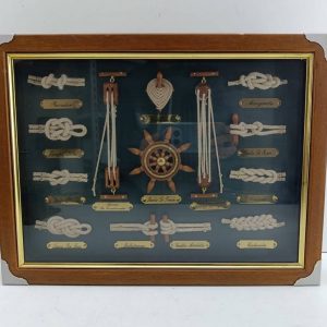 CUADRO DECORATIVO DE NUDOS MARINEROS