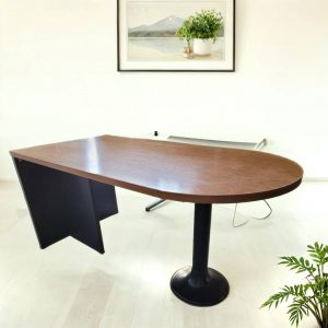 MESA DE OFICINA OVALADA