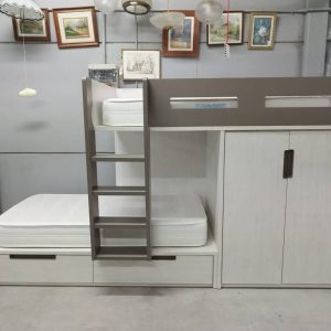 LITERA CON ARMARIO MODERNA