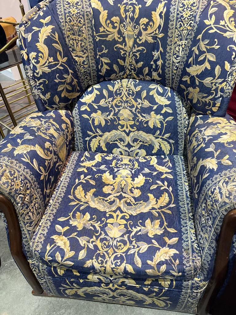 CONJUNTO DE SOFÁ Y SILLÓN VINTAGE - Imagen 6