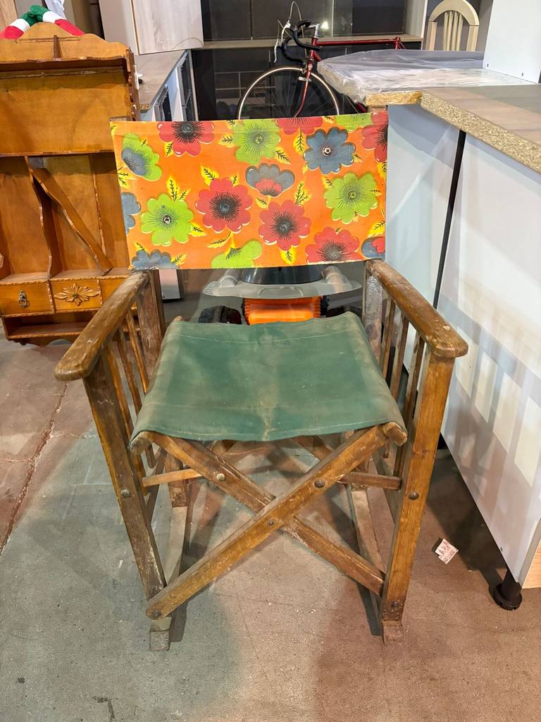 SILLA PLEGABLE ANTIGUA - Imagen 2
