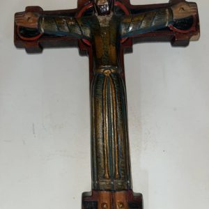 CRUCIFIJO DE TERRACOTA