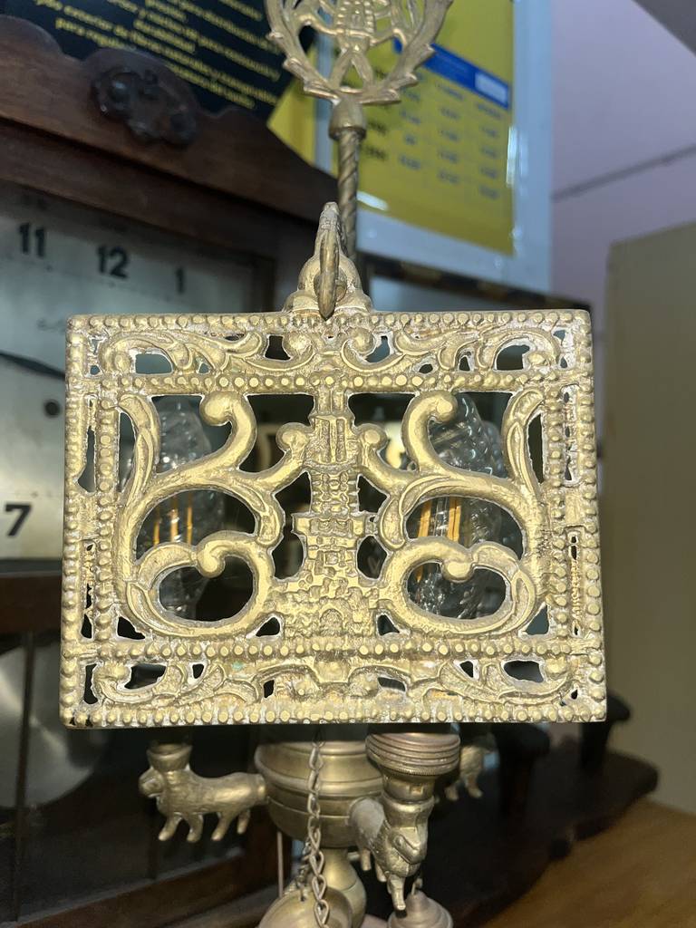 LÁMPARA CLÁSICA DE BRONCE - Imagen 6