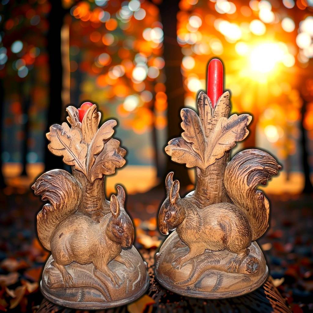 2 CANDELABROS ANTIGUOS