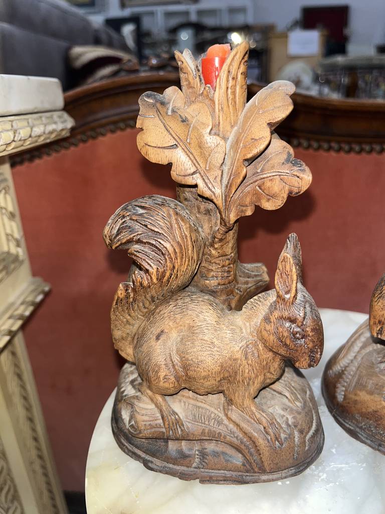 2 CANDELABROS ANTIGUOS - Imagen 5