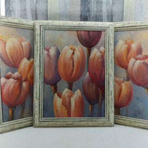 3 CUADROS DE TULIPANES