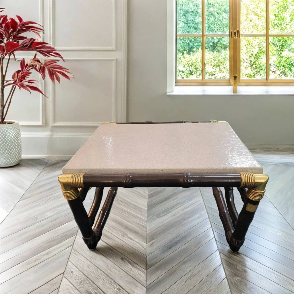 MESA DE CENTRO DE RESINA