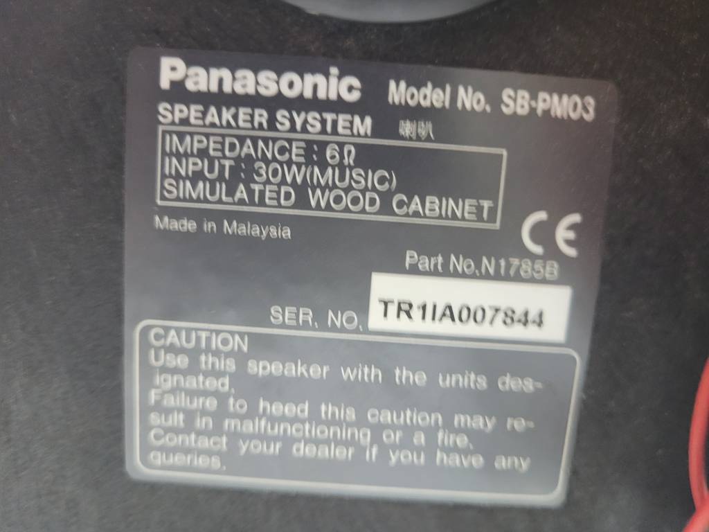 2 ALTAVOCES PANASONIC - Imagen 7