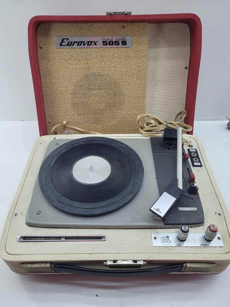 TOCADISCOS PORTÁTIL EUROVOX