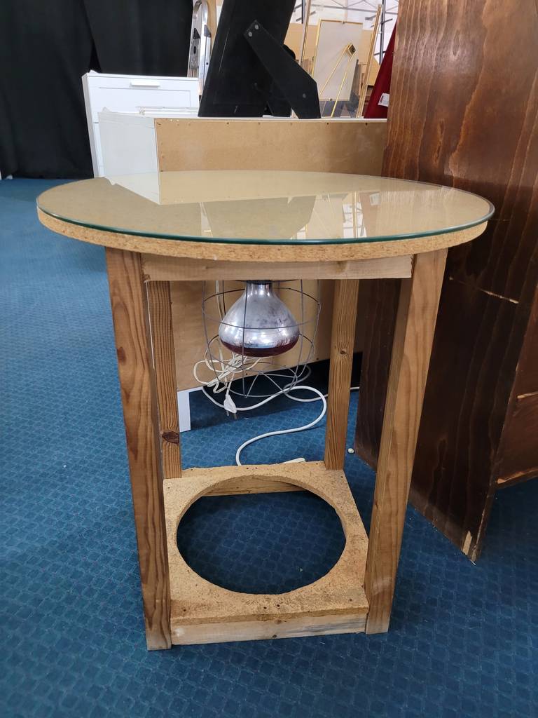 MESA CAMILLA CON LÁMPARA - Imagen 2