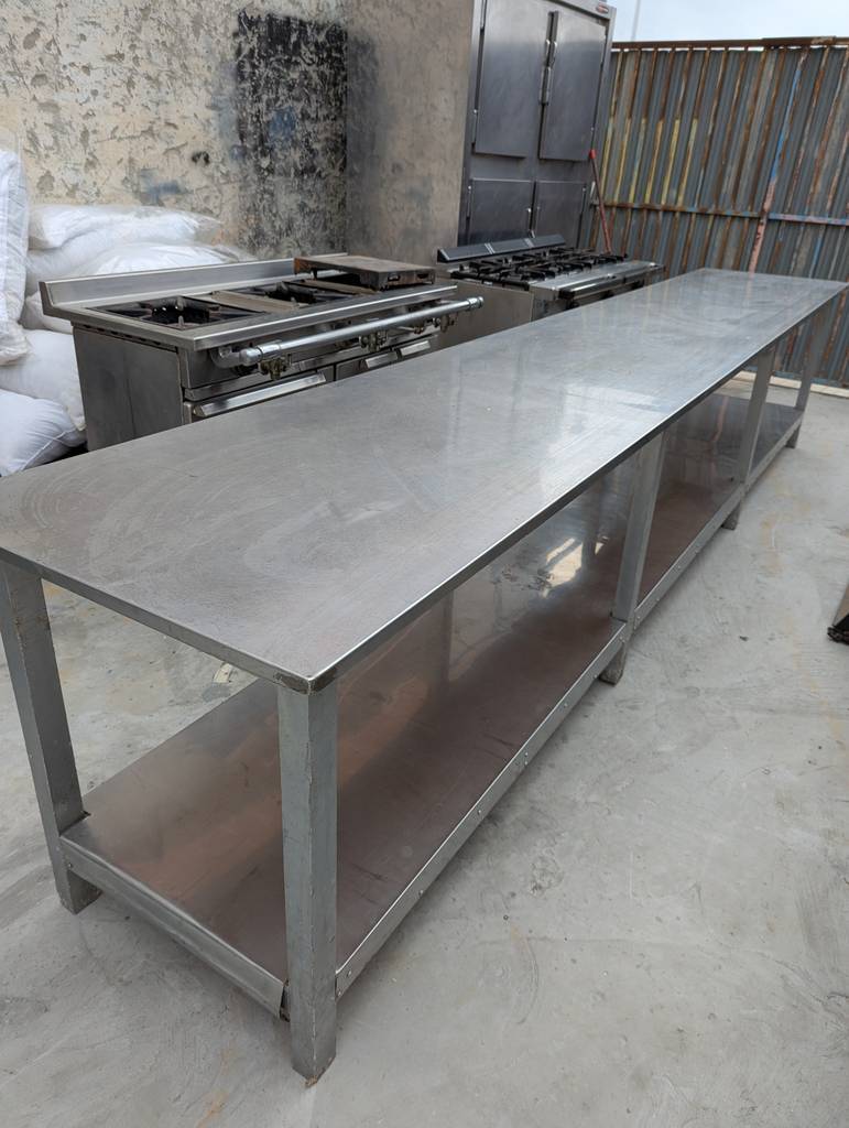 BANCADA DE ACERO INDUSTRIAL