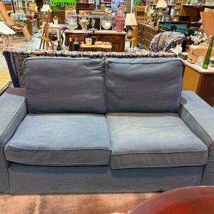 SOFÁ DE 2 PLAZAS AZUL