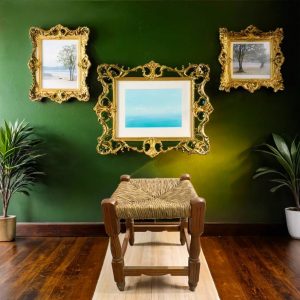 TABURETE DE ENEA ANTIGUO