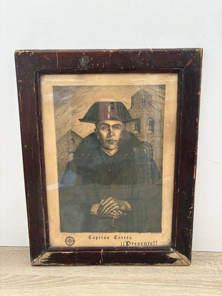 GRABADO DEL CAPITÁN CORTÉS