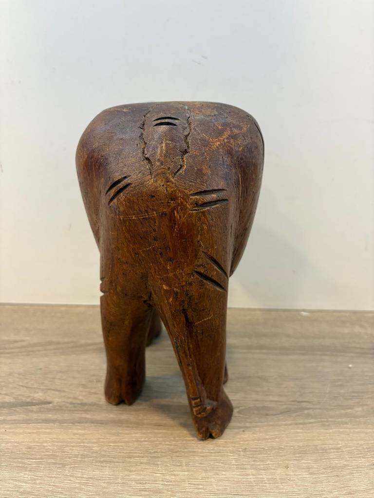 FIGURA DE ELEFANTE DE MADERA - Imagen 4