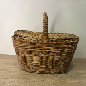 CESTA DE MIMBRE CLÁSICA