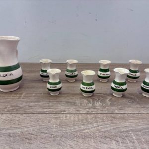 JUEGO DE CERÁMICA ARTESANAL ANDALUZA