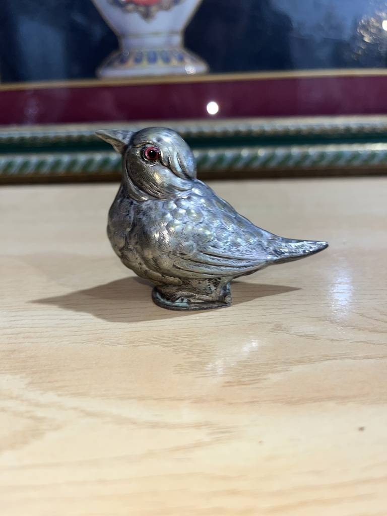 SALERO Y PIMENTERO DE ALPACA - Imagen 5