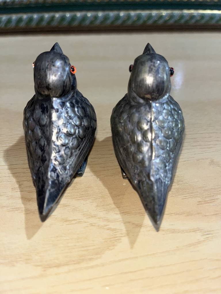 SALERO Y PIMENTERO DE ALPACA - Imagen 3