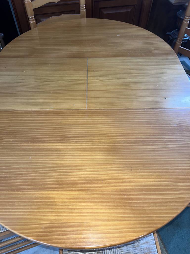 MESA REDONDA Y 6 SILLAS - Imagen 10