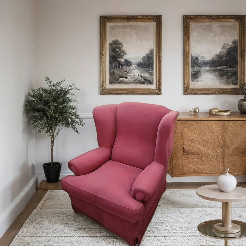 SILLÓN INDIVIDUAL ROJO