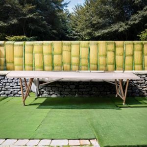 BANCO DE MADERA BLANCO