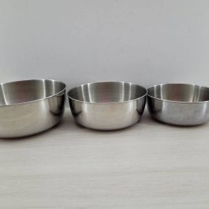 3 BOLES DE ACERO INOXIDABLE