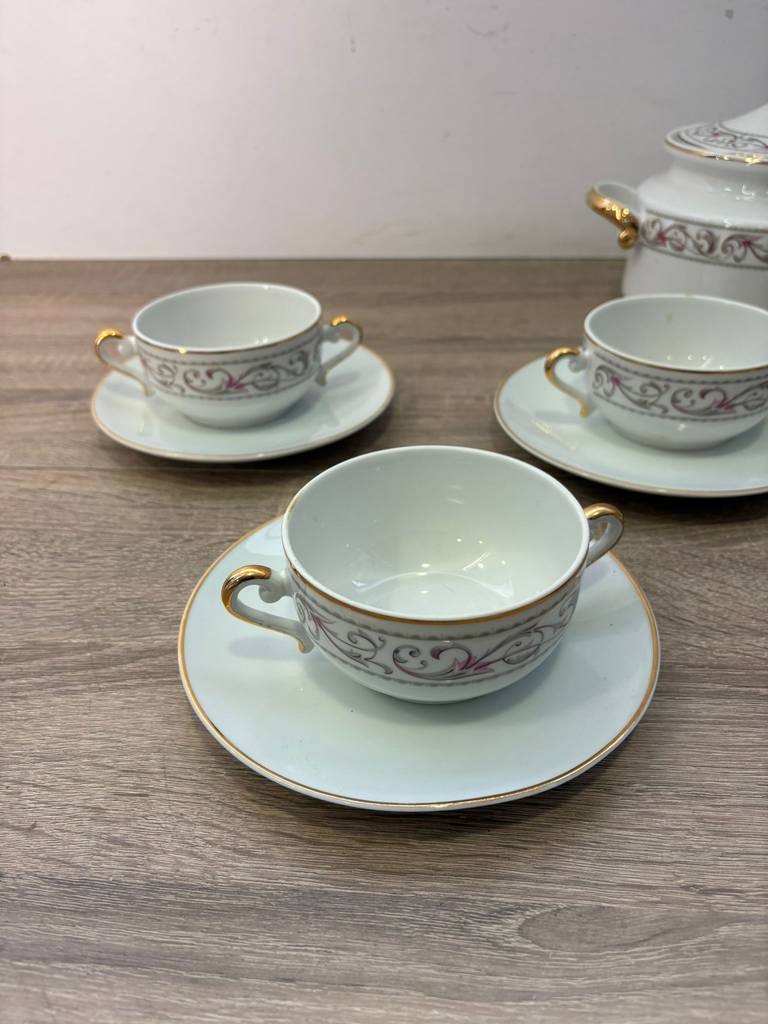 JUEGO DE CAFÉ DE PORCELANA - Imagen 2