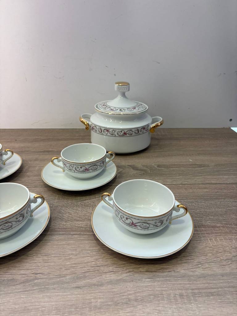 JUEGO DE CAFÉ DE PORCELANA - Imagen 4