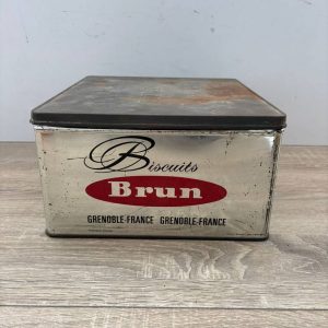 LATA DE BISCUITS BRUN