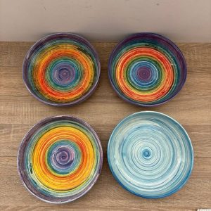 4 ENSALADERAS DE COLORES