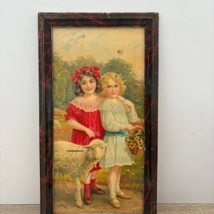 CUADRO DE DOS NIÑAS